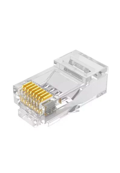 10Pcs Pass Through RJ45 Connectors