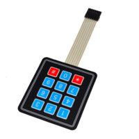 Matrix Array Membrane Switch Keypad 3 x 4